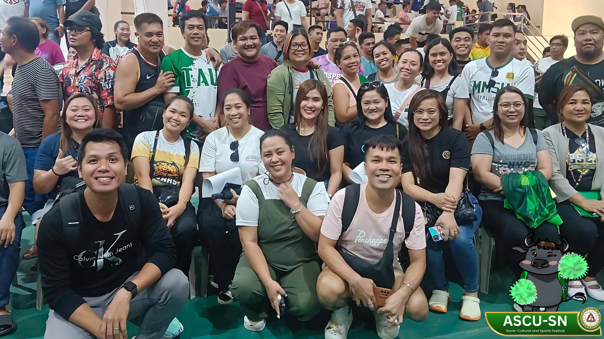 𝐂𝐀𝐏𝐓𝐔𝐑𝐄𝐃 𝐈𝐍 𝐋𝐄𝐍𝐒 | Participants from the Tarlac Agricultural University (TAU) interact with their fellow contenders during the Solidarity Meeting of the Association of Colleges and Universities - Solid North (ASCU - SN) Socio-Cultural and Sports Festival at the Isabela State University (ISU) Amphitheater on 1 July