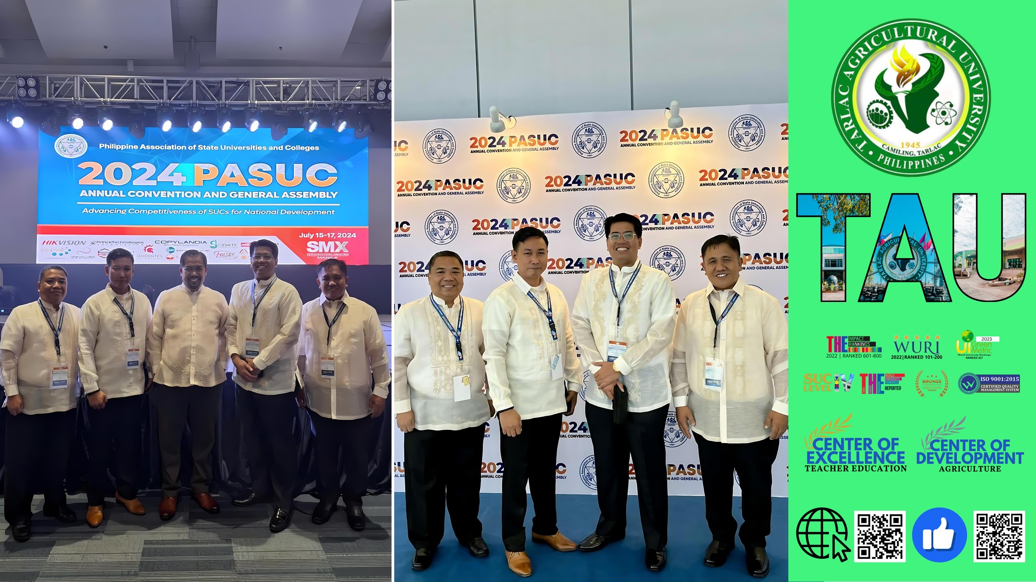 𝐂𝐀𝐏𝐓𝐔𝐑𝐄𝐃 𝐈𝐍 𝐋𝐄𝐍𝐒 | In a bid to foster national development through sustained competitiveness of state universities and colleges (SUCs),  the Philippines Association of State Universities and Colleges (PASUC) holds the Annual Convention and General Assembly  at the SMX Convention Center in Pasay City, 15-17 July, convening SUC Presidents and other University officials from across the nation.
