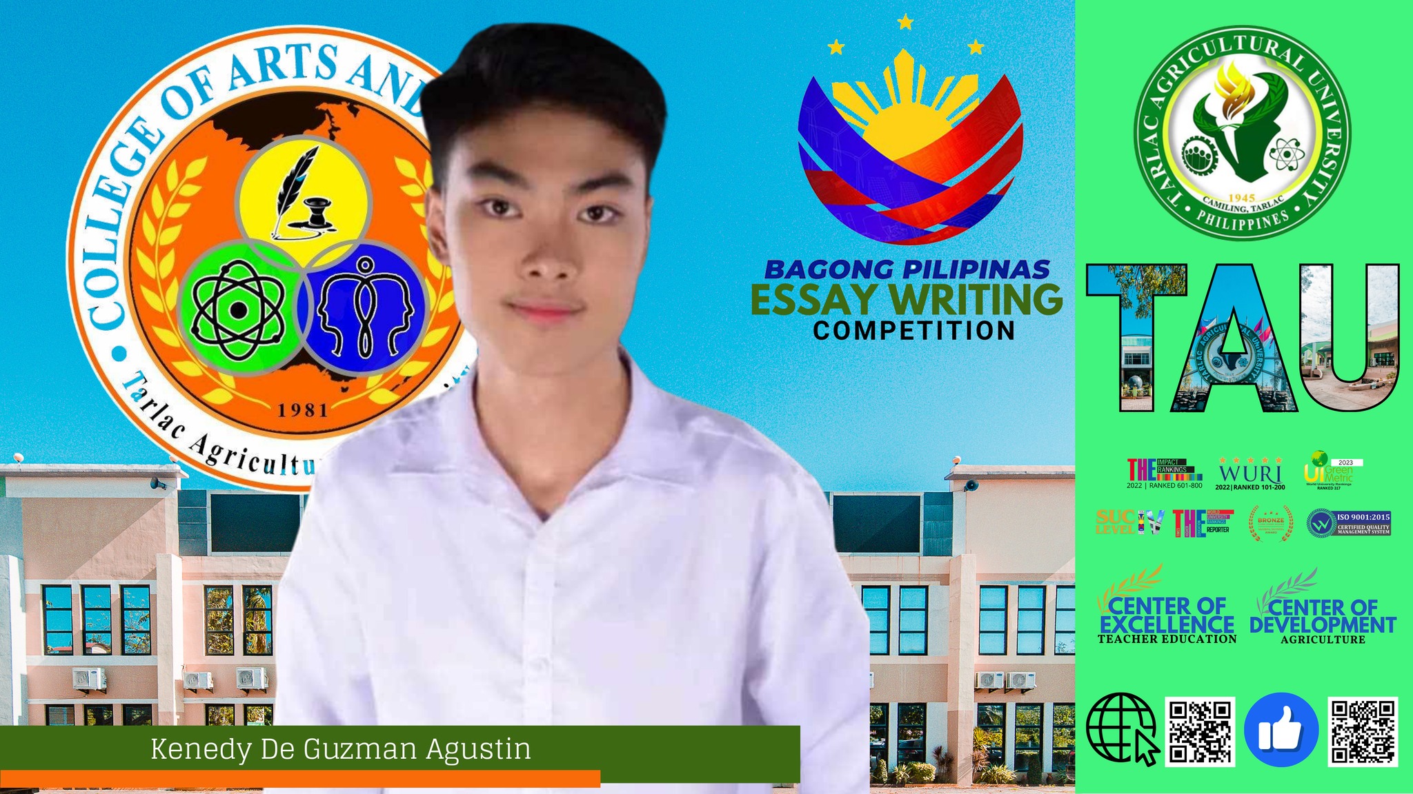 𝐂𝐇𝐑𝐎𝐍𝐈𝐂𝐋𝐄𝐒 | TAU's BSDevCom grad bags award in 'Bagong Pilipinas' writing tilt