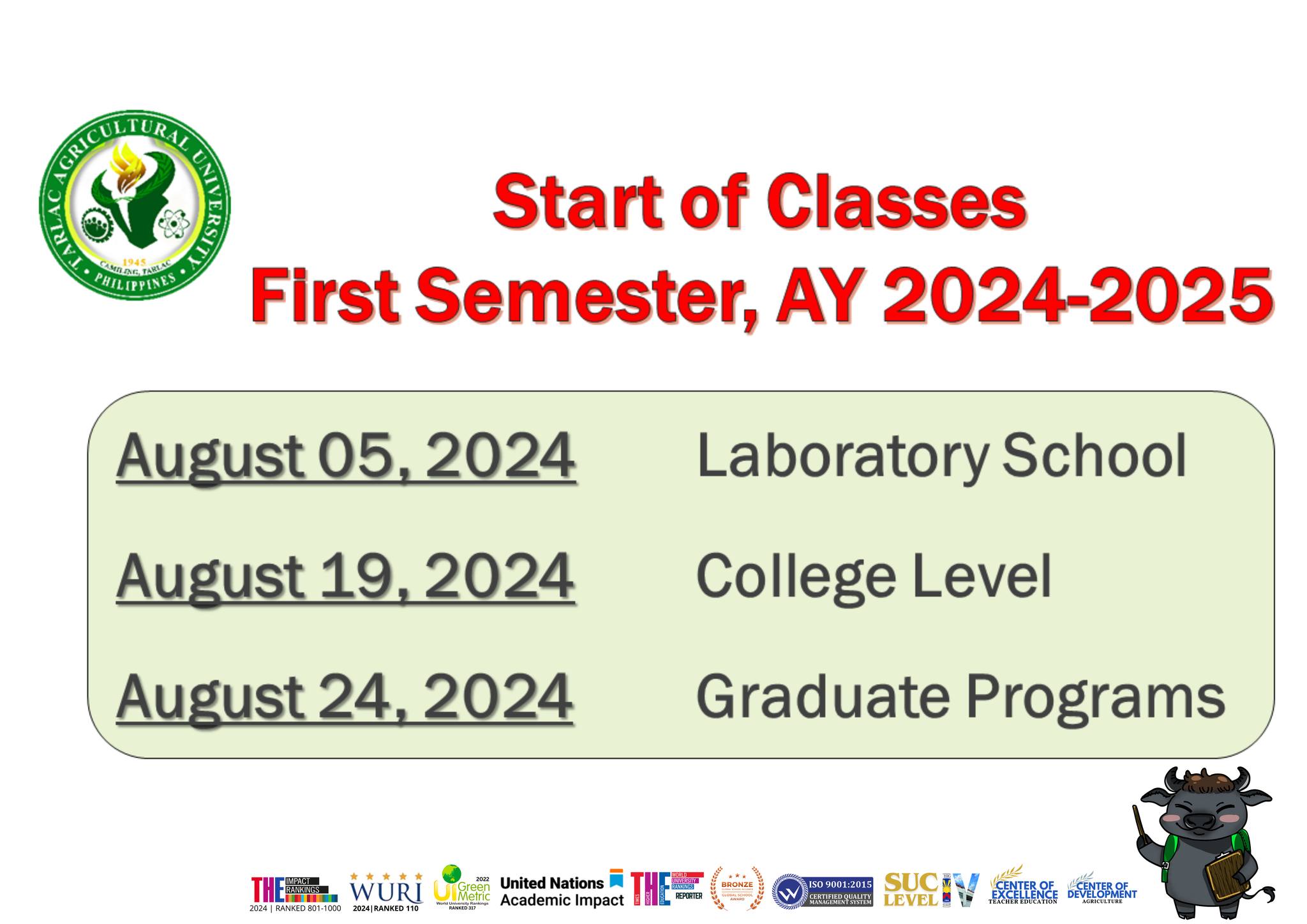 𝐔𝐍𝐈𝐕𝐄𝐑𝐒𝐈𝐓𝐘 𝐁𝐔𝐋𝐋𝐄𝐓𝐈𝐍 | Admission and Registration Services SY 2024-2025 6