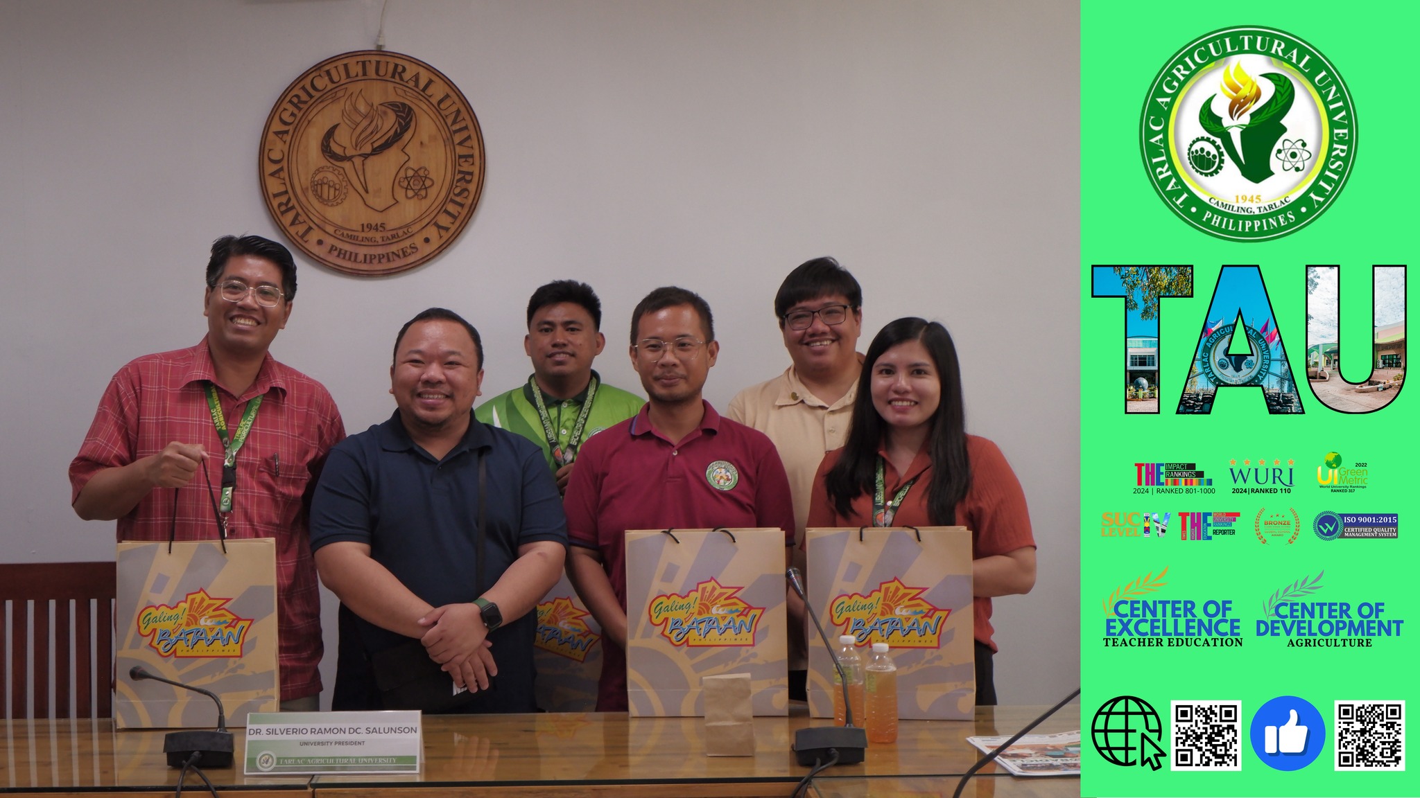 𝐂𝐀𝐏𝐓𝐔𝐑𝐄𝐃 𝐈𝐍 𝐋𝐄𝐍𝐒 | As part of their initial actions toward the establishment of Bataan Bambusetum and Eco-park, the working group, convened by the Provincial Government of Bataan, listens to experts from the Business and Auxiliary Services (BAS) Office, Calao Forest Reserve, and TAU Bambusetum during a benchmarking session at the Office of the President (OP) Conference Room, 7 August.