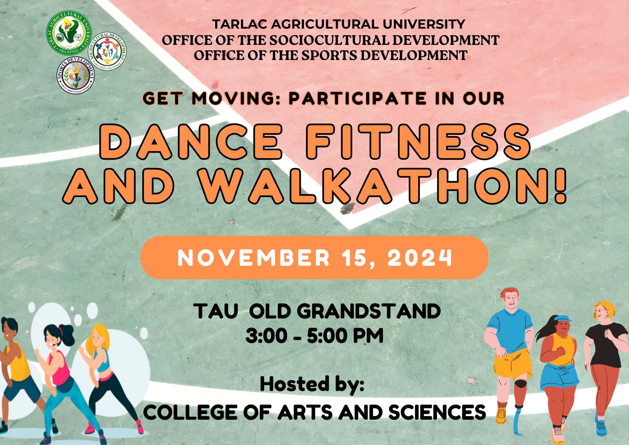 𝐔𝐍𝐈𝐕𝐄𝐑𝐒𝐈𝐓𝐘 𝐁𝐔𝐋𝐋𝐄𝐓𝐈𝐍 | Sociocultural Development Office and Sports Development Office Dance Fitness and Walkathon November 15, 2024