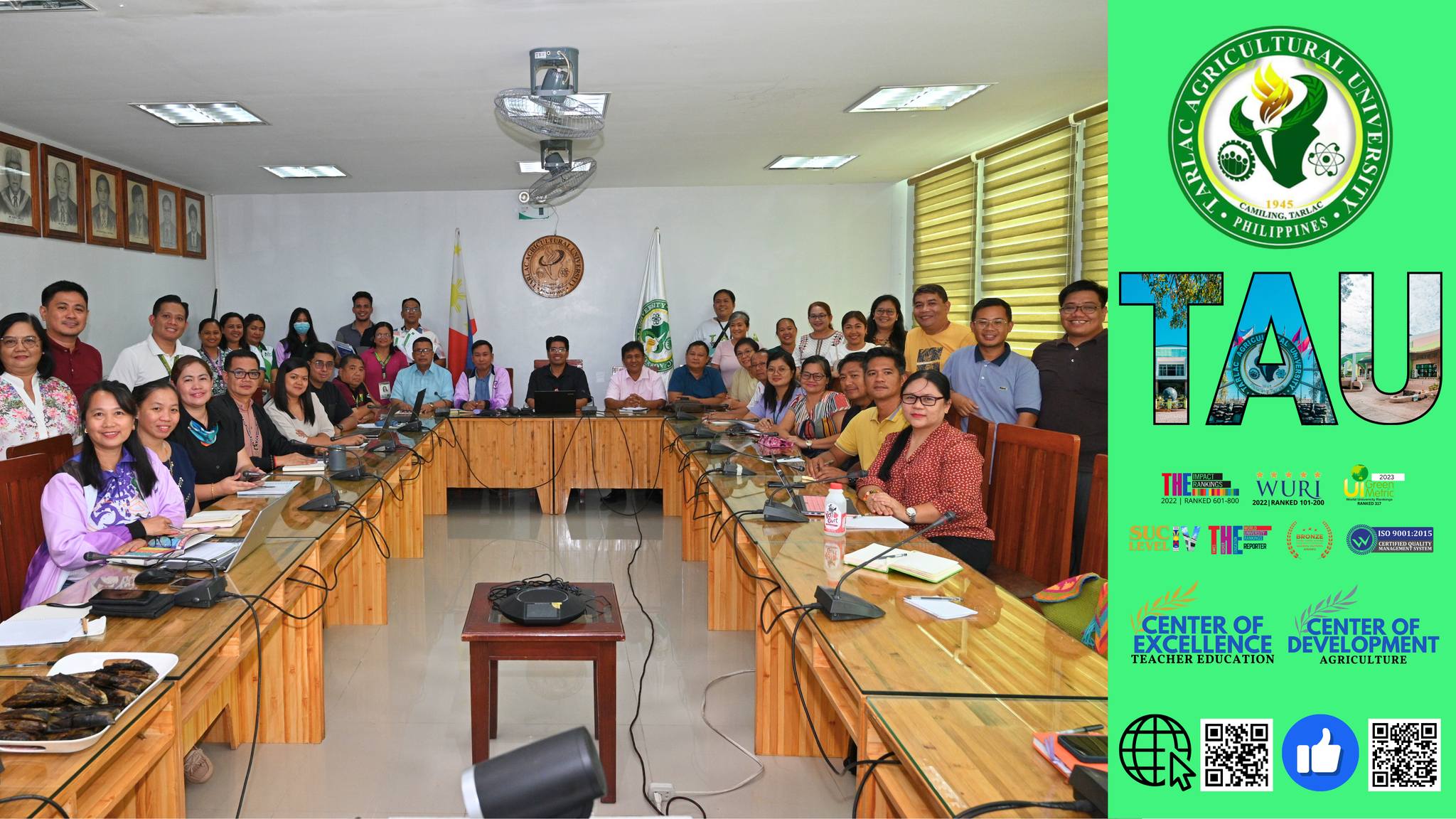 Newly designated members of the Tarlac Agricultural University Administrative Council (TAU-AdCo)